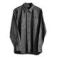 CHANBRAY　SHIRTS BLACK SSS