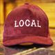 CORDUROY LOCAL CAP BURGUNDY