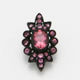 Oval Floating Ring-pink