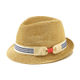 Border thermo paper hat ボーダー巻きサーモ中折れ
