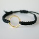 レザーブレスレット*black