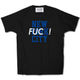 NEW FUCK! CITY TEE【BLACK×BLUE】