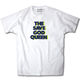 THE SAVE GOD QUEEN TEE【WHITE×NEON YELLOW】