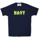 NAVY A STAR TEE【NAVY×NEON YELLOW】