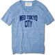 NEO TOKYO CITY V NECK TEE【AUTHETIC BLUE】