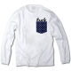 Fuck in the Pocket LONG SLEEVE TEE【WHITE】