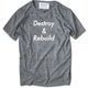 Destroy&Rebuild TEE【GRAY】