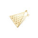 MESH TRAIANGLE L gold