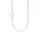 ATTACHMENT NECKLACE WITH PARTS CIRCLE S