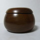 36．物入れ（チーク材）　　　　　　　　　　　　（幅15×奥行15×高さ10.5cm）