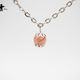 サンストーンのネックレス　N48
