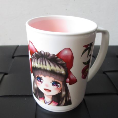 萌えアニメ絵入コップ ツバキ