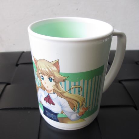 萌えアニメ絵入コップ 森