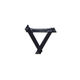 triangle -  navy blue
