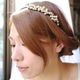 lace lace handmade ウェディング　パーティー　カチューシャ#3