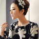 lace lace handmade ウェディング　パーティー　カチューシャ#２