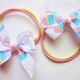 アイスクリームリボンヘアゴム 2set