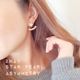 2way starpearl★アシンメトリーピアス