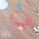再再販?coral bracelet?shell