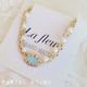 再販！pastel bijou?bracelet （blue）