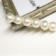 cotton pearl barrette long
