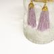 （SALE）lavender tassel pierce