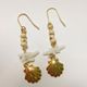 coral ＆ shell  ピアス