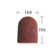 【URAWA b-13C】キャップサンダー（粗目） (φ13)　10個入り