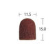 【URAWA b-10C】キャップサンダー（粗目） (φ10)　10個入り
