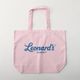 Leonard'sロゴ入りトートバッグ（L）（ピンク）