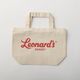 Leonard'sロゴ入りトートバッグ（S)（ナチュラル）
