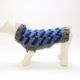 Ware Of The Dog 　DOGSTOOTH SWEATER　GREY/ELECTRIC BLUE