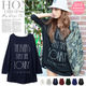 THEUSHERプリントBIGロングTシャツ