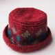 mash MS-BDNS-07 Knit HAT (#6 DARK RED)