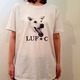 LUF★S DOG SMILE T-Shirt BLUE animal-T