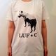 LUF★C DOG DR T-Shirt BLUE animal-T