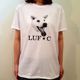 LUF★C DOG SMILE T-Shirt WHITE animal-T