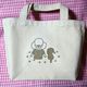 ミニトート【フレンズ】わんこ/にゃんこ -- Small tote bag   Friends  --Puppy  / Kitty 