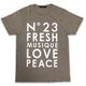    No.23 FRESH   T-SHIRTS (GREY) 