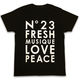    No.23 FRESH   T-SHIRTS (BLACK) 