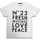    No.23 FRESH   T-SHIRTS (WHITE) 