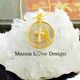 Manoa Love Design/ハワイコイン 24金カメハメハ&島、加工
