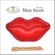 唇 クラッチバッグ LAセレブ風 インポート LIP バッグ 赤 レッド