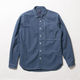 Cotton Chambray Shoulder Pad Work SH/INDIGO