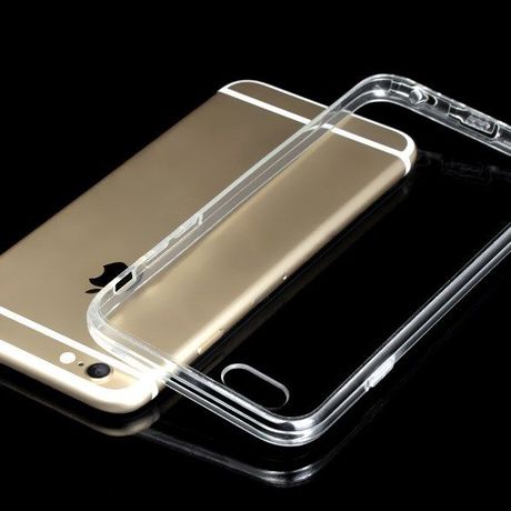 ★iPhone6/6s衝撃緩和バンパー超密度TPU超薄ソフトスーパーファインクリアケース