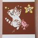 切り絵ポストカード　星座シリーズ　かに座