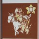 切り絵ポストカード　星座シリーズ　ふたご座