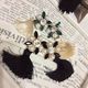 【SALE】パールビジュータッセルピアス