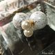 【SALE】パールクラッシュバックキャッチピアス