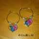 お花ピアス